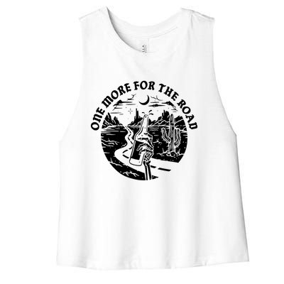 One More For The Road Women's Racerback Cropped Tank