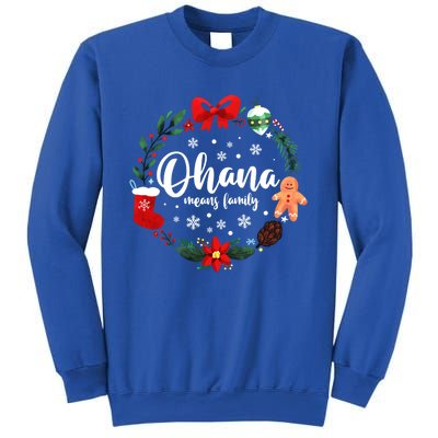 Ohana Means Family Christmas Holiday Matching Vacation Cute Gift Sweatshirt