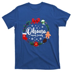 Ohana Means Family Christmas Holiday Matching Vacation Cute Gift T-Shirt