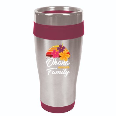Ohana Means Family Hawaii 70s Retro Vintage Hawaiian Gifts 16oz Travel Tumbler