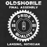 Oldsmobile Motors Final Assembly Graphic Classic Car Show Cool Comfort Performance Bucket Hat