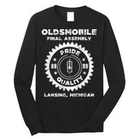 Oldsmobile Motors Final Assembly Graphic Classic Car Show Long Sleeve Shirt
