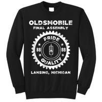 Oldsmobile Motors Final Assembly Graphic Classic Car Show Sweatshirt