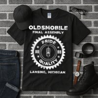 Oldsmobile Motors Final Assembly Graphic Classic Car Show Tall T-Shirt