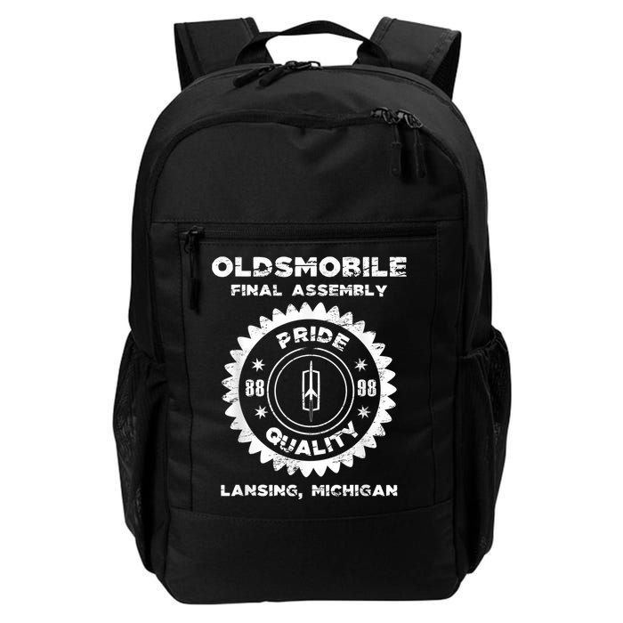 Oldsmobile Motors Final Assembly Graphic Classic Car Show Backpack