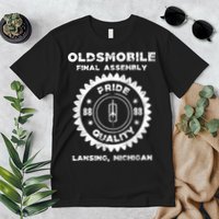 Oldsmobile Motors Final Assembly Graphic Classic Car Show Premium T-Shirt