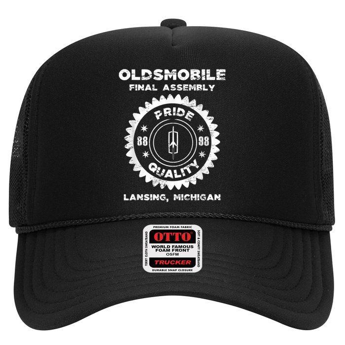Oldsmobile Motors Final Assembly Graphic Classic Car Show Hat