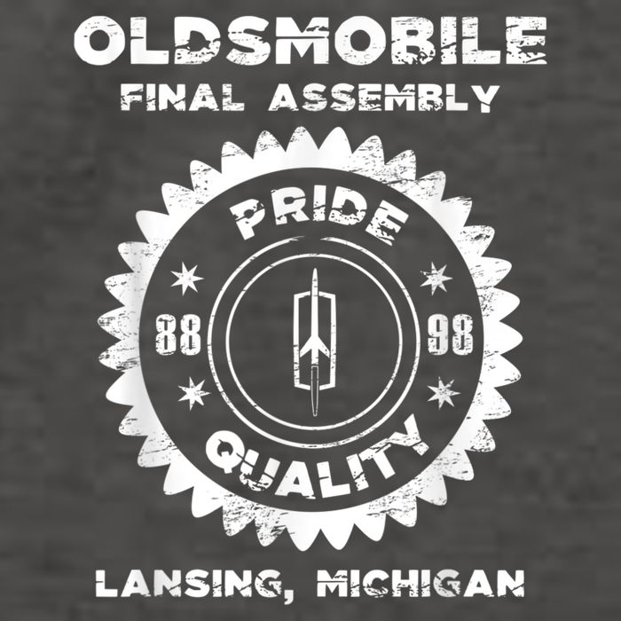 Oldsmobile Motors Final Assembly Graphic Classic Car Show Vector Backpack