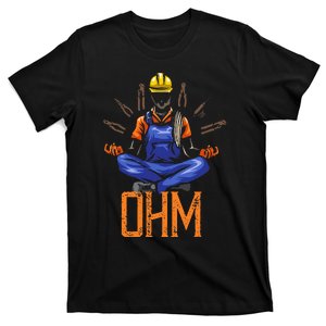 Ohm Meditating Funny Electrician T-Shirt