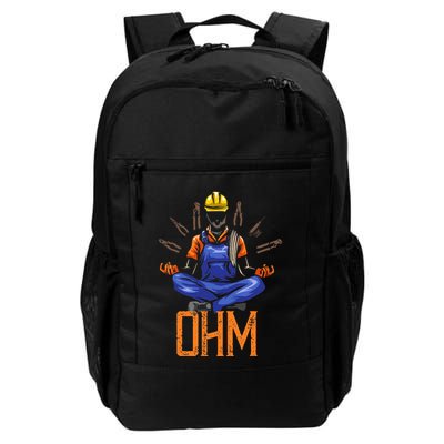 Ohm Meditating Funny Electrician Daily Commute Backpack