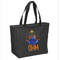 Ohm Meditating Funny Electrician Zip Tote Bag