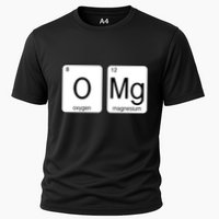 OMG Periodic Table Chemistry Joke Cooling Performance Crew T-Shirt