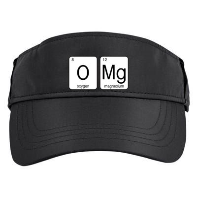 OMG Periodic Table Chemistry Joke Adult Drive Performance Visor