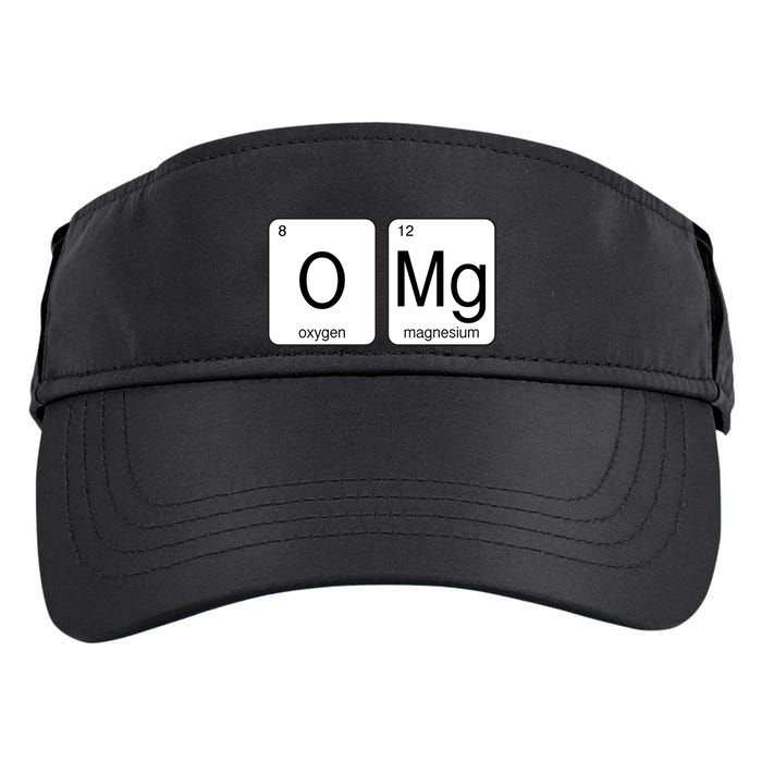 OMG Periodic Table Chemistry Joke Adult Drive Performance Visor