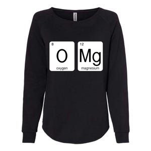 OMG Periodic Table Chemistry Joke Womens California Wash Sweatshirt