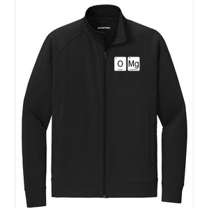 OMG Periodic Table Chemistry Joke Stretch Full-Zip Cadet Jacket