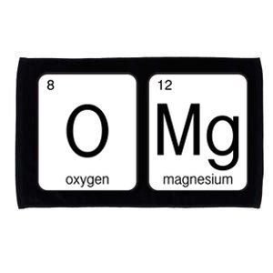 OMG Periodic Table Chemistry Joke Microfiber Hand Towel