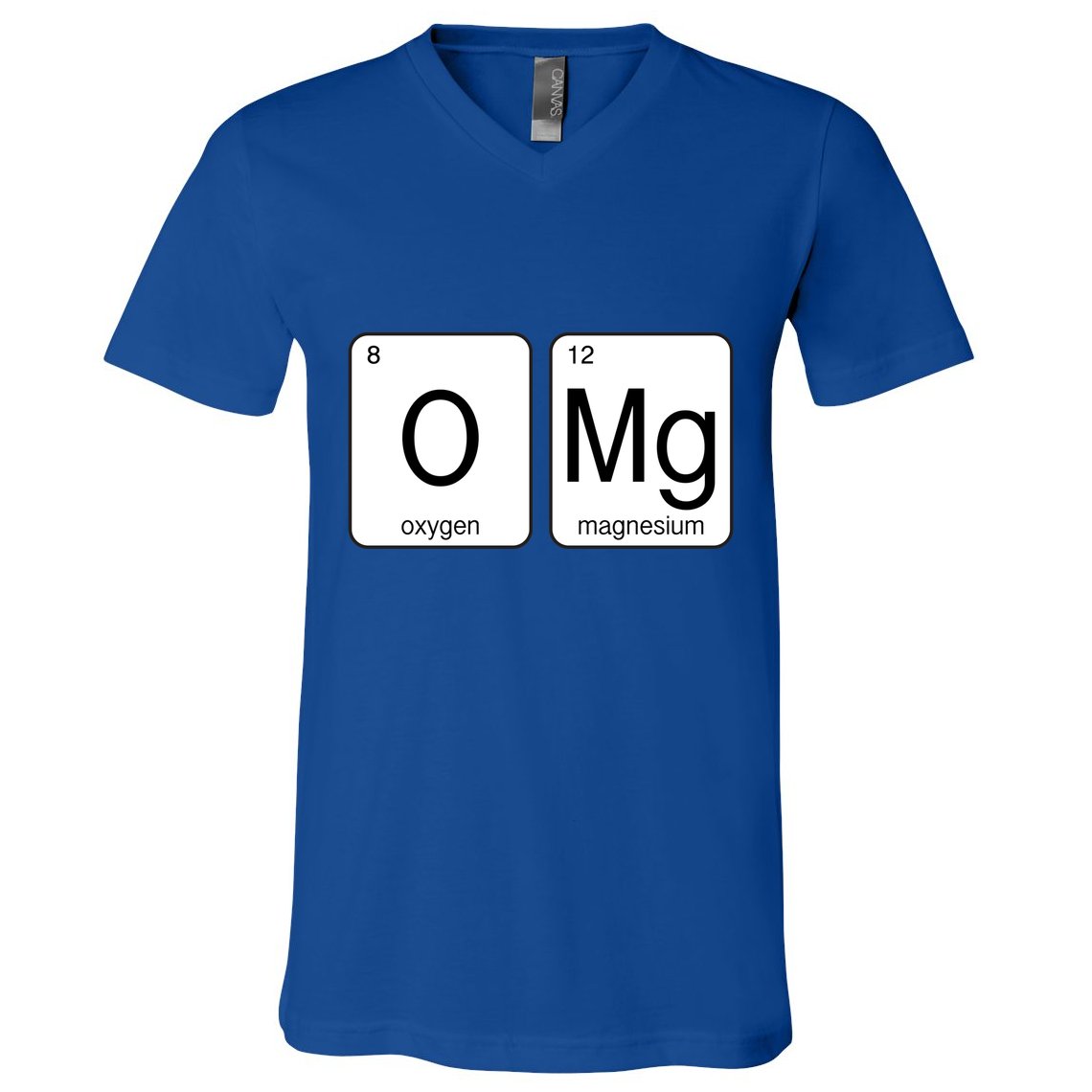 OMG Periodic Table Chemistry Joke V-Neck T-Shirt