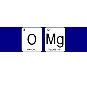 OMG Periodic Table Chemistry Joke Bumper Sticker