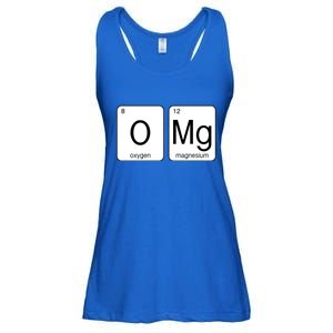 OMG Periodic Table Chemistry Joke Ladies Essential Flowy Tank