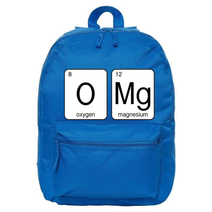 OMG Periodic Table Chemistry Joke 16 in Basic Backpack