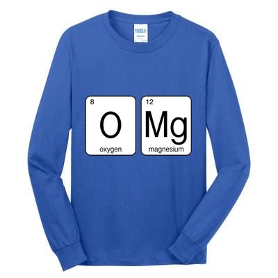 OMG Periodic Table Chemistry Joke Tall Long Sleeve T-Shirt