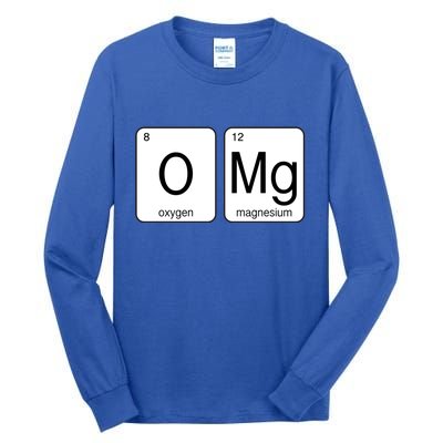 OMG Periodic Table Chemistry Joke Tall Long Sleeve T-Shirt