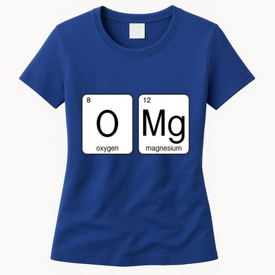 OMG Periodic Table Chemistry Joke Womens T-Shirt