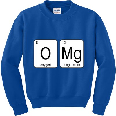 OMG Periodic Table Chemistry Joke Kids Sweatshirt