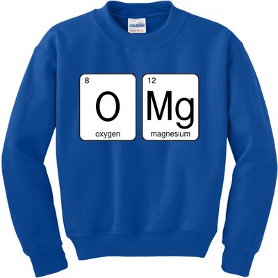 OMG Periodic Table Chemistry Joke Kids Sweatshirt