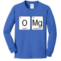 OMG Periodic Table Chemistry Joke Kids Long Sleeve Shirt