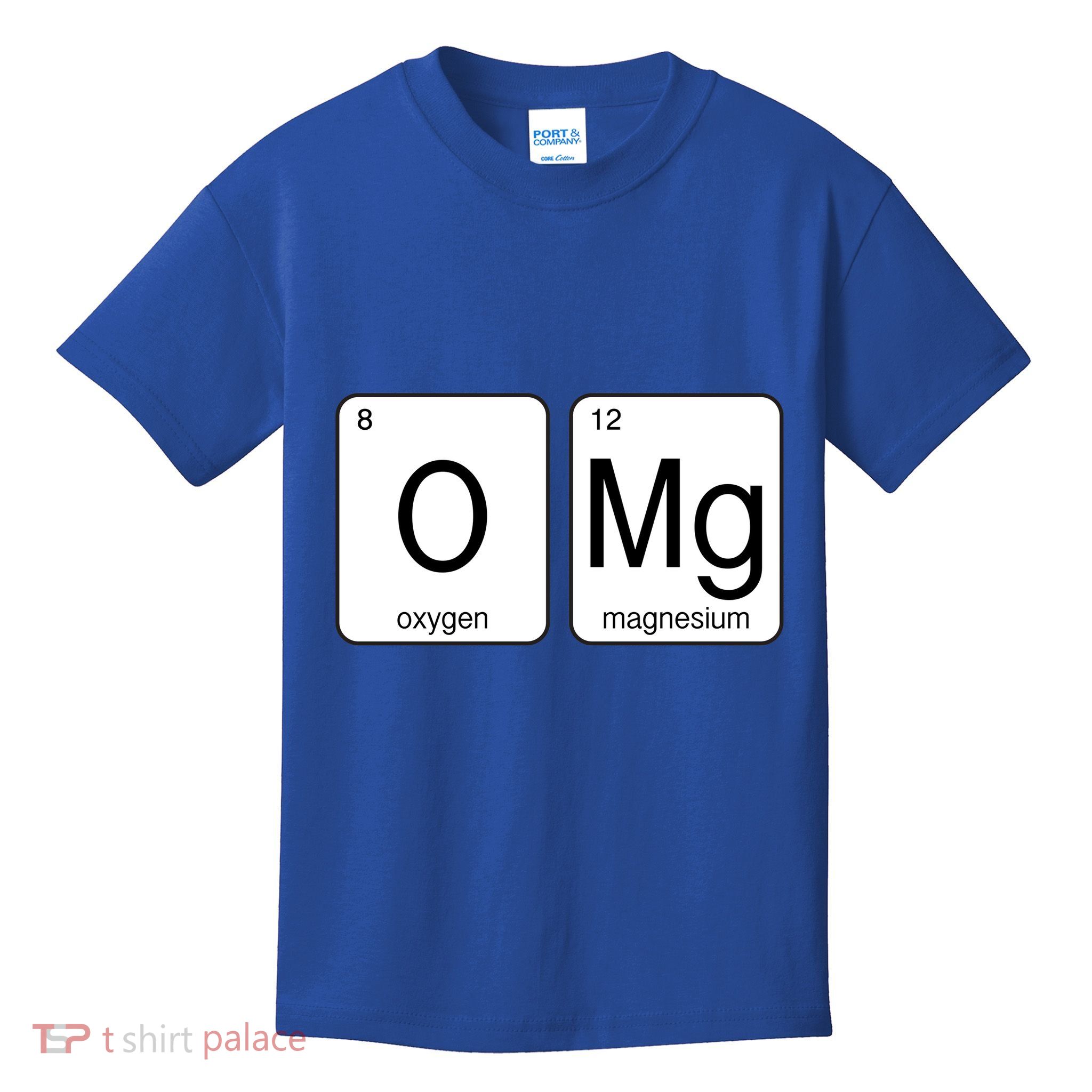 OMG Periodic Table Chemistry Joke Kids T-Shirt