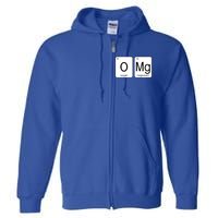 OMG Periodic Table Chemistry Joke Full Zip Hoodie