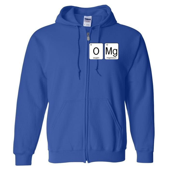 OMG Periodic Table Chemistry Joke Full Zip Hoodie