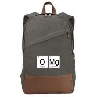 OMG Periodic Table Chemistry Joke Cotton Canvas Backpack