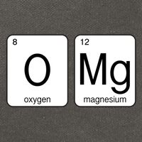 OMG Periodic Table Chemistry Joke Cotton Canvas Backpack