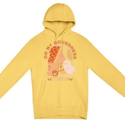 'Oh My Gourdness It Is Autumn Premium Pullover Hoodie