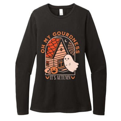 'Oh My Gourdness It Is Autumn Womens CVC Long Sleeve Shirt