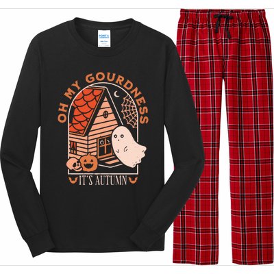 'Oh My Gourdness It Is Autumn Long Sleeve Pajama Set