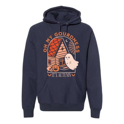 'Oh My Gourdness It Is Autumn Premium Hoodie