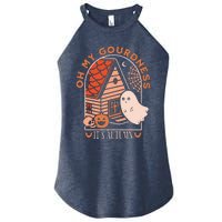 'Oh My Gourdness It Is Autumn Women's Perfect Tri Rocker Tank