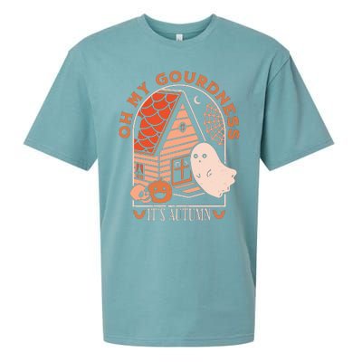 'Oh My Gourdness It Is Autumn Sueded Cloud Jersey T-Shirt