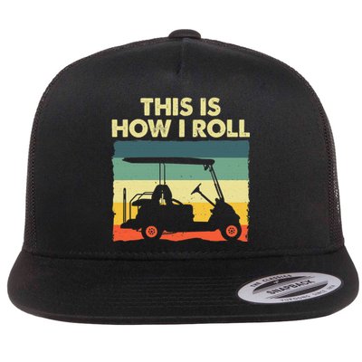 Oh My God Becky Look At Her Putt Funny Golf Flat Bill Trucker Hat