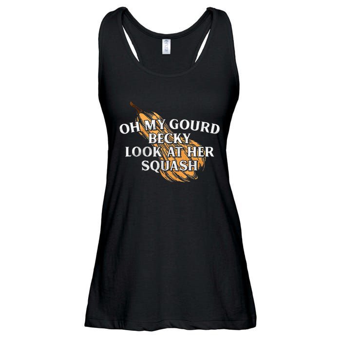 Oh My Gourd Becky Look At Her Squash Ladies Essential Flowy Tank