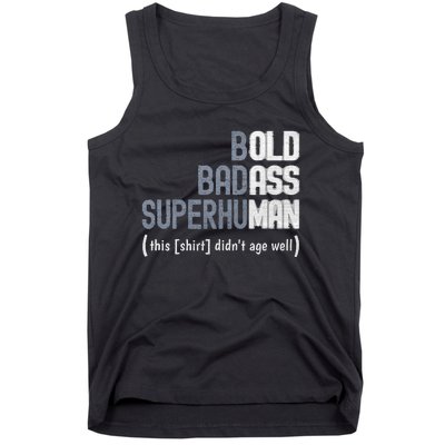 Old Man Gag Gift For Dad Fathers Day Tank Top