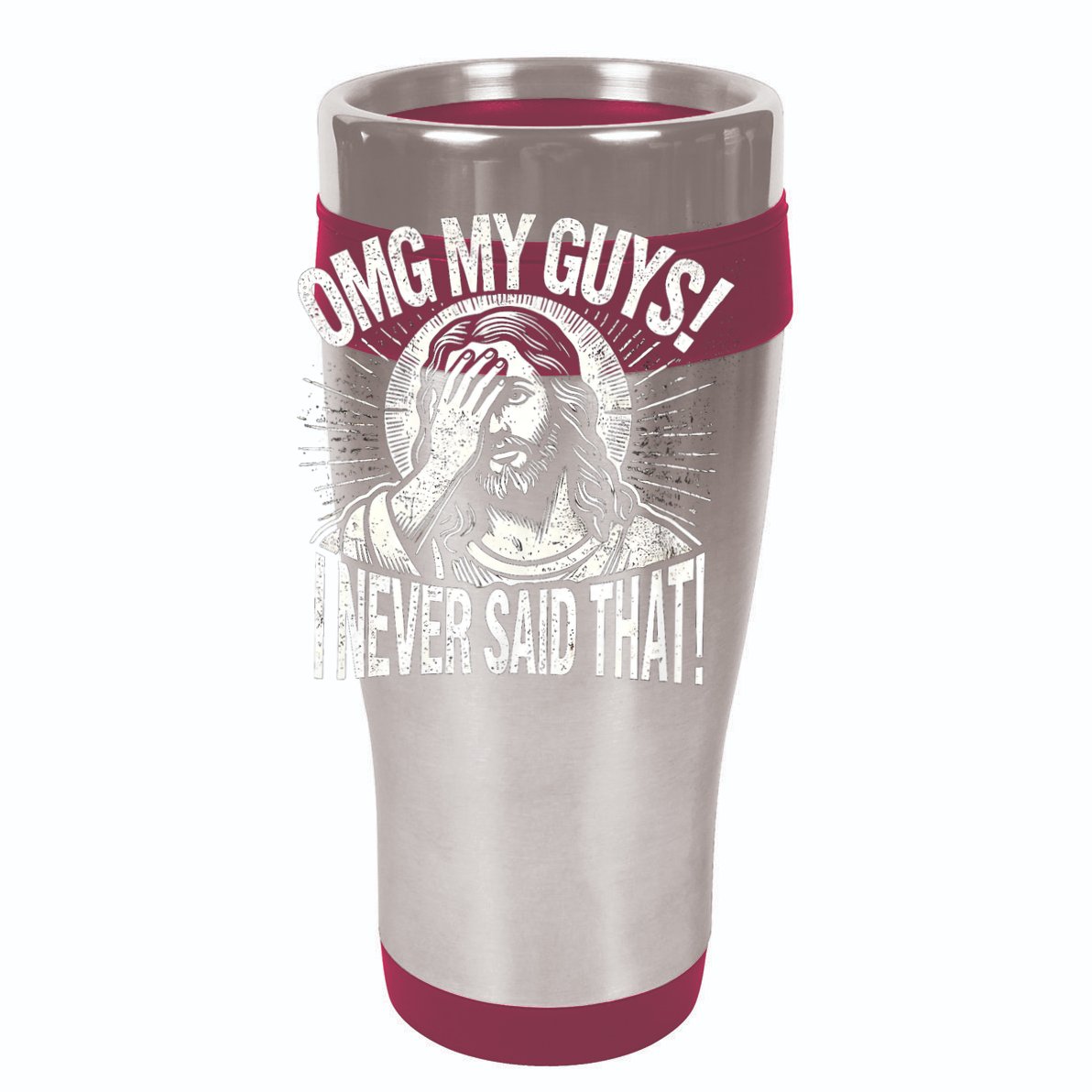 Omg My Guys Funny Jesus Meme Omg My Guys! I Never Said That Cooling Performance Crew T-Shirt