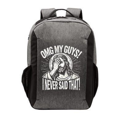 Omg My Guys Funny Jesus Meme Omg My Guys! I Never Said That Vector Backpack