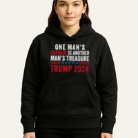 One ManS Garbage Is Another ManS Treasure Trump 2024 Proud To Be Garbage Hoodie