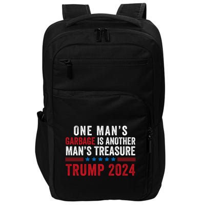 One ManS Garbage Is Another ManS Treasure Trump 2024 Proud To Be Garbage Impact Tech Backpack