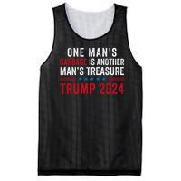 One ManS Garbage Is Another ManS Treasure Trump 2024 Proud To Be Garbage Mesh Reversible Basketball Jersey Tank